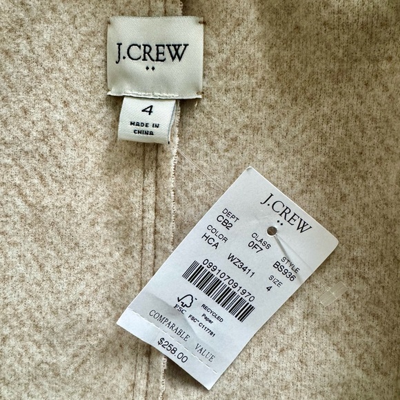 J.Crew Factory Herringbone Topcoat - Picture 12 of 12